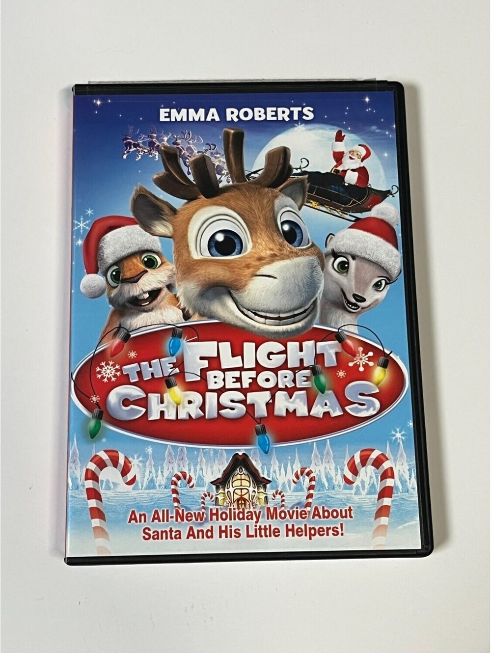 The Flight Before Christmas DVD Widescreen Emma Roberts 2008 Animation
